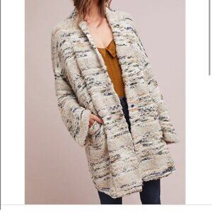 Anthropologie Moth Chloe chunky knit cardigan S oversized